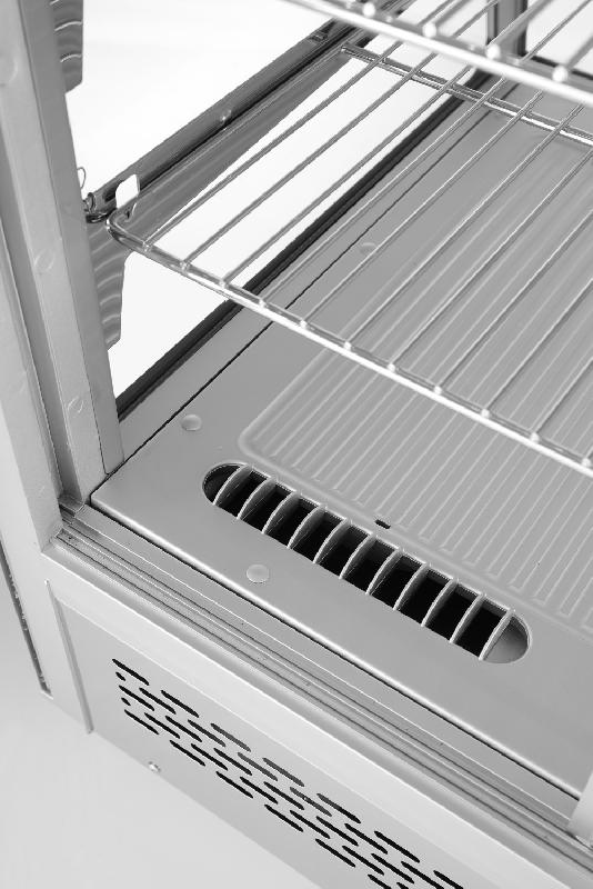 Vitrine réfrigérée de présentation pâtisserie positive 120L HENDI_5
