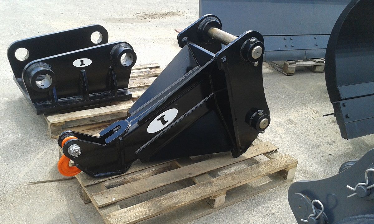 Potence de manutention pour utilisation en carrière et recyclage