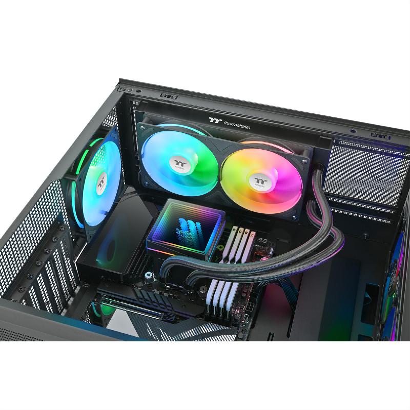 Thermaltake TH240 V3 ARGB Sync AIO ,Refroidisseur liquide pour processeur, Noir_5
