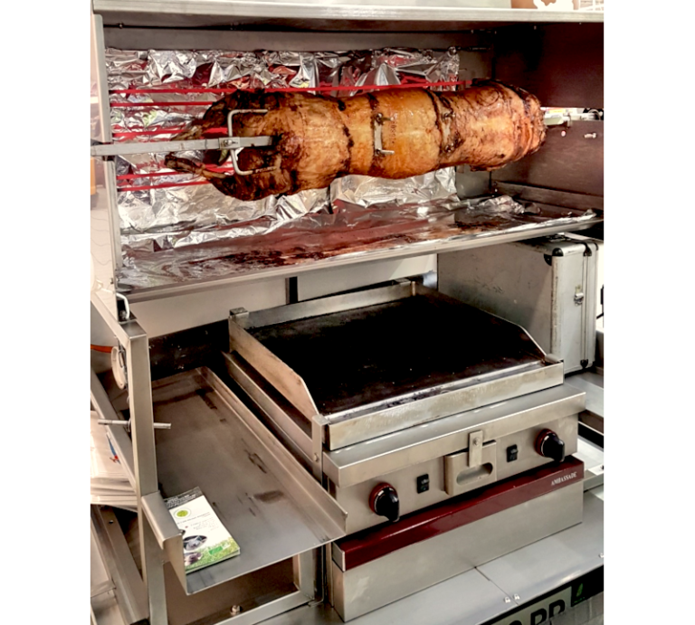 Tournebroche électrique gse mobigrill, idéal pour les animations magasins_5