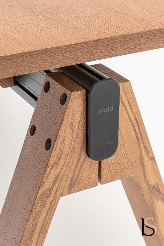 Bureau individuel Viga - MDD - Non, 160, Placage chêne naturel_5