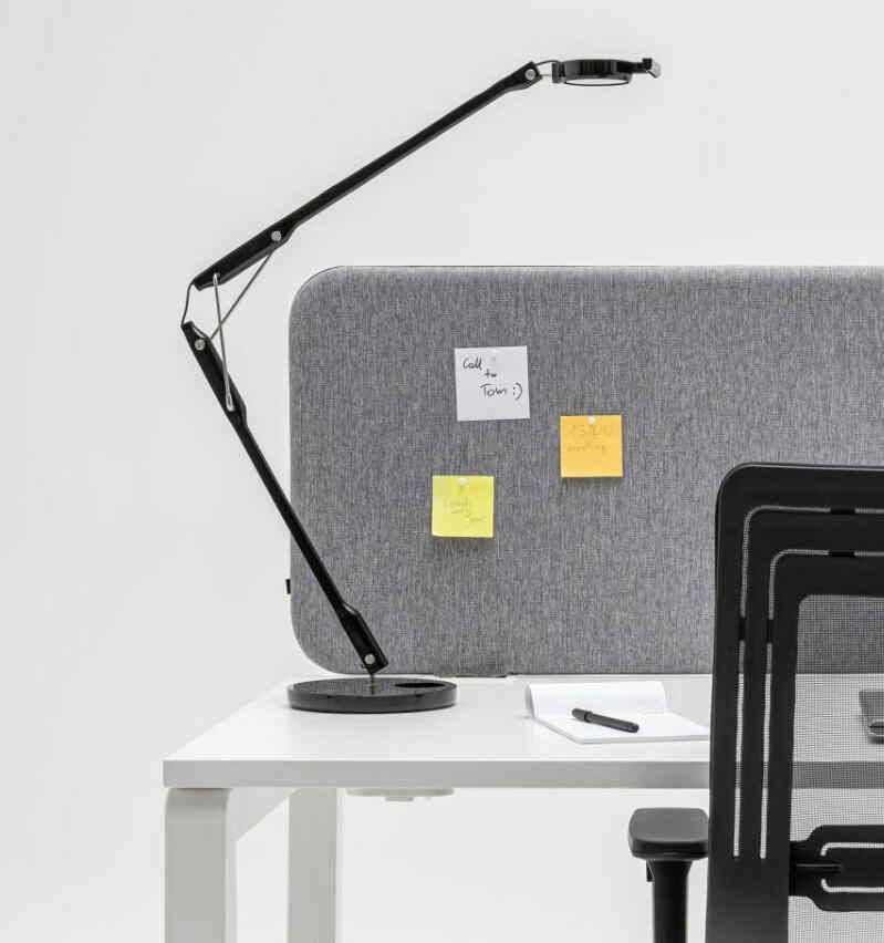 Cloison de bureau SONIC - système acoustique performant (classe A) - design épuré et coloré_5