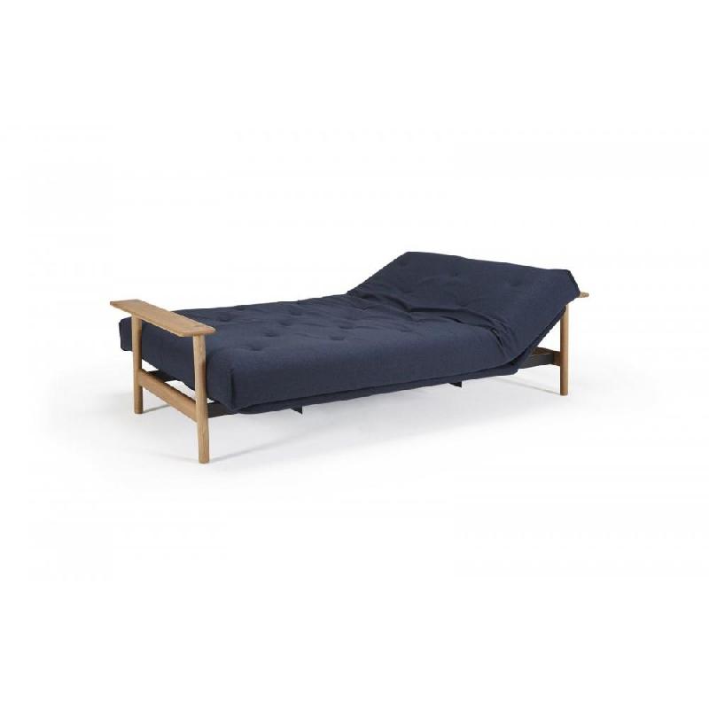 Canapé convertible Innovation Living Balder - Lit 140x200 cm - Tissu Mixed Dance Blue - Design scandinave et confort exceptionnel_5