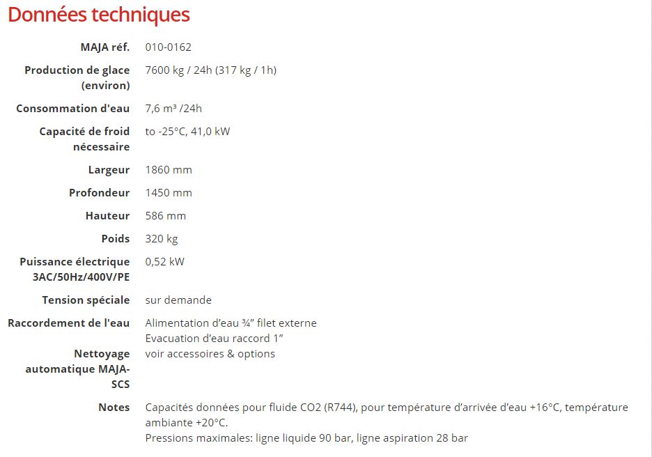 Machine à glace écailles MAJA RVH 6000 CO2 - 7600 kg/24h - Écologique et facile à nettoyer_5