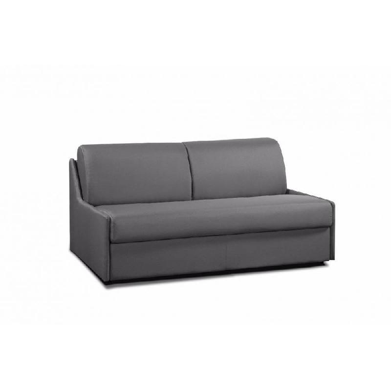 Canapé convertible FRANCE MATELAS 16 cm - système express - sommier à lattes 160 cm en microfibre graphite_5