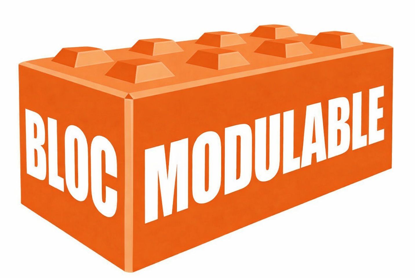 Bloc béton empilable type LEGO, béton certifié, livraison France entière._5