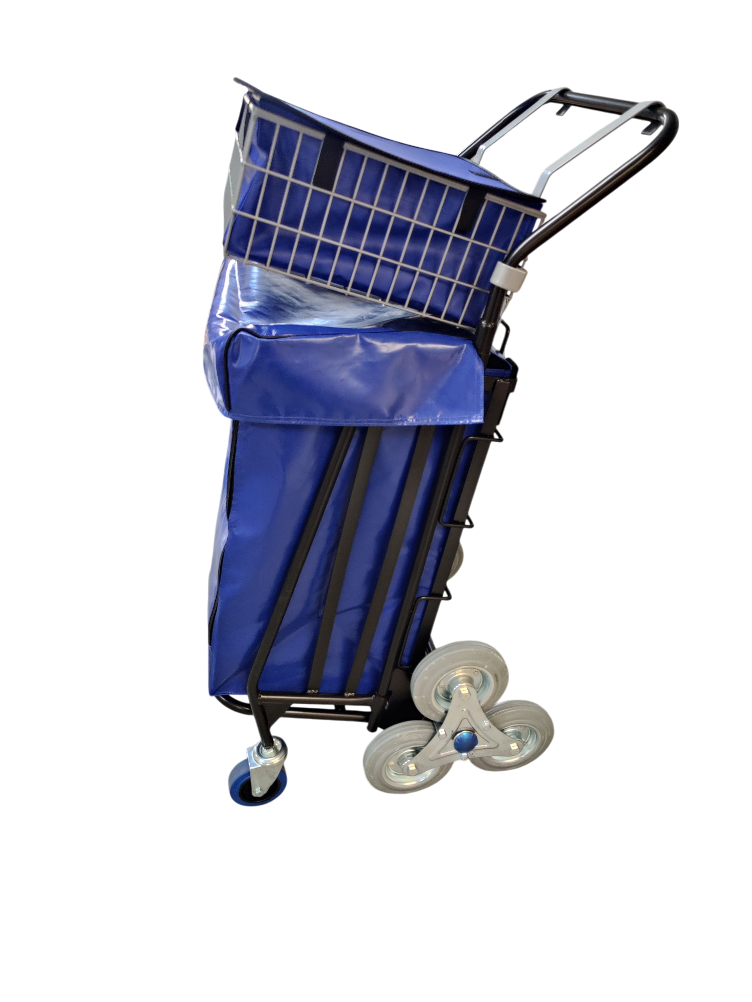 Chariot pliable de distribution publicité à roues etoilées - Référence : TR034R6_5