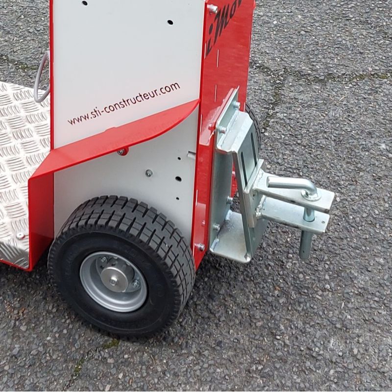 Tracteur autoporté Imove 400 AD - STI constructeur pour déplacer des chariots et matériels sur roues jusqu'à 700 kg sur terrain plat_5