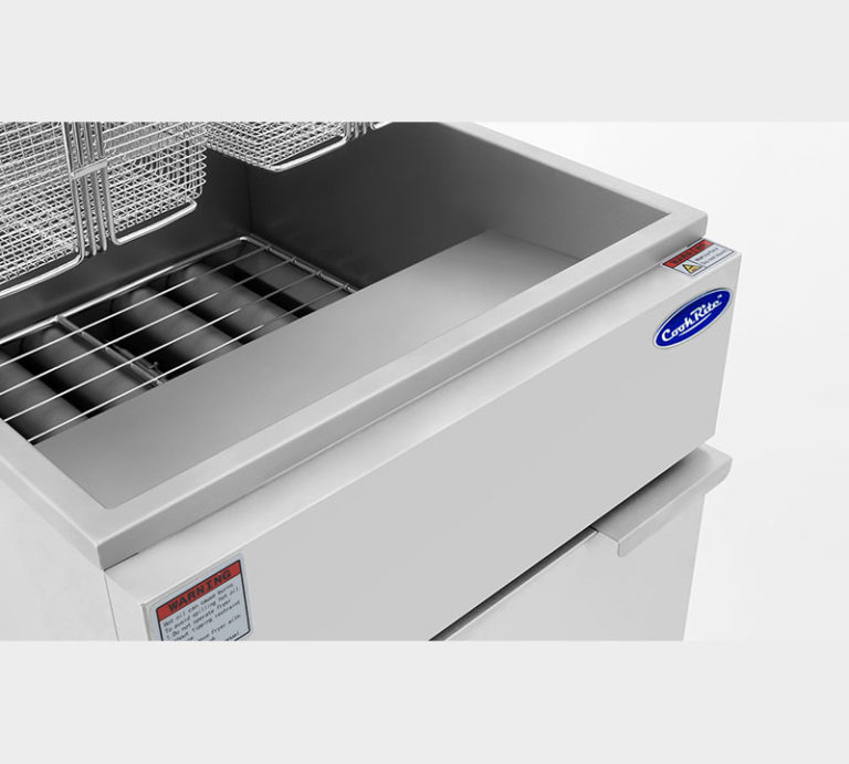 Friteuse professionnelle gaz sur socle puissant et fiable - atosa atfs40 de mobigrill_5