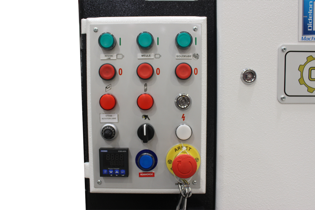 Scie à ruban verticale OLYMPIC - DK400, DK600, DK900 - Table inclinable et options hydrauliques_5