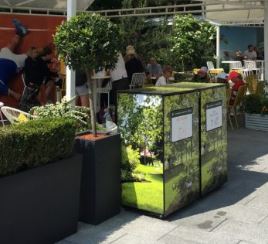 Compacteur de déchets automatique SmartPack - idéal pour aéroports, restaurants et centres commerciaux - compactage 11:1 et design personnalisable_5