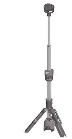 M12 SAL-0 Éclairage de chantier - Milwaukee - 12 LED haute performance 1 400 lumens - Tête ajustable et mât extensible_5