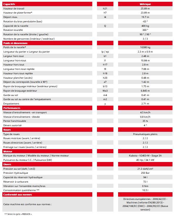 260 tj + nacelle élévatrice articulée - manitou - hauteur de travail 25.89m_5