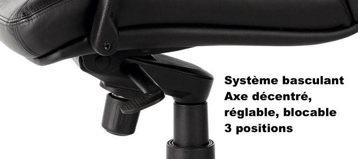 Fauteuil Directionnel en cuir Max 2 - Sitek - cuir noir_5