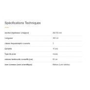 Lam140 - Lames de terrasses en Mélèze Tundra 28x143mm - Deck-Linea - Longueur 300 cm_5