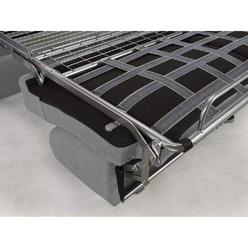 Canapé convertible Night Express 120 cm - Matelas 14 cm - Gris silver - Ouverture express et confort ferme_5