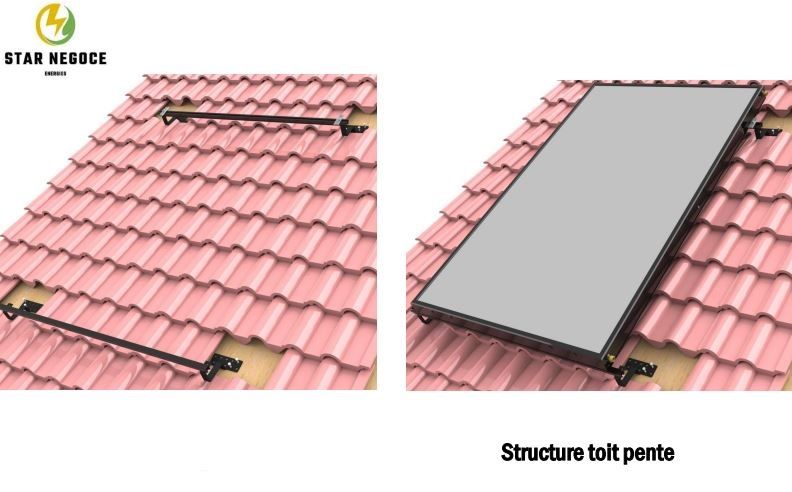 Capteur solaire thermique recouvert de titane, surface sélective en aluminium, débit (l/h) 145 - CST 300_5