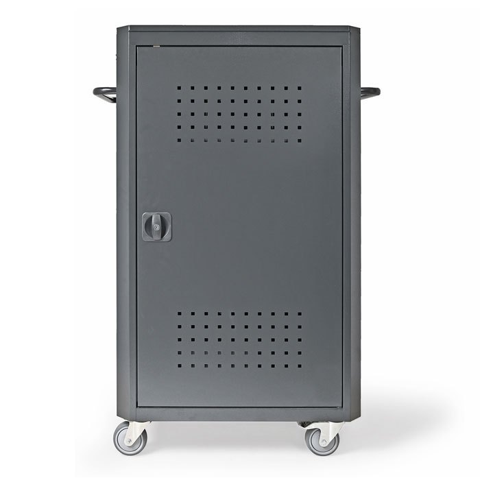 Chariot à tablettes pour 48 tablettes / 36 ordinateurs portables avec fonction de charge - ECOCART 48S - dimensions 830 x 650 x 1290 mm_5
