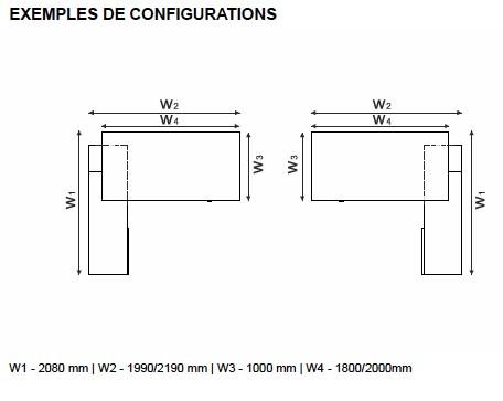 Bureau de Direction Mito réglable en hauteur - MDD - 219, Gauche, Sycomore foncé_5