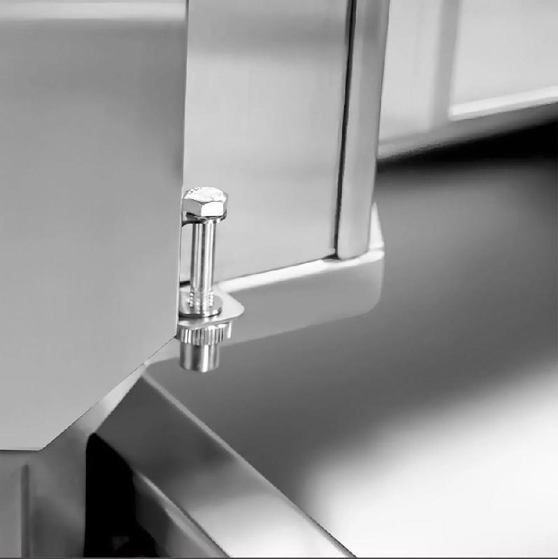 Grill Döner kebab gaz 4 brûleurs max 60 kg avec tôle de protection - moteur en bas_5