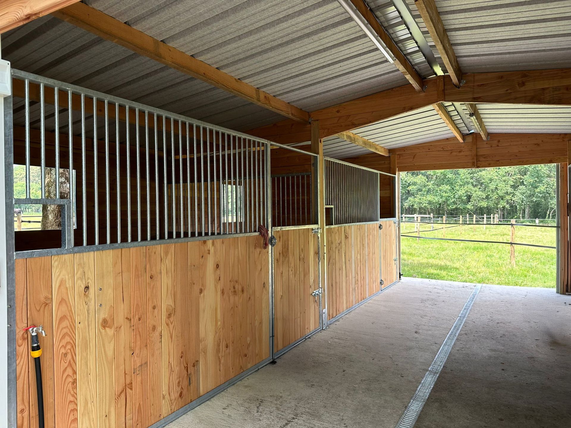 Barn en bois Douglas - LCI Cheval - Modularité et confort pour vos chevaux_5