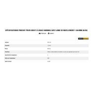 Godet d'excavation à usage normal avec lame de nivellement - caterpillar finance france - 1 200 mm (48 in) - poids 982 kg_5