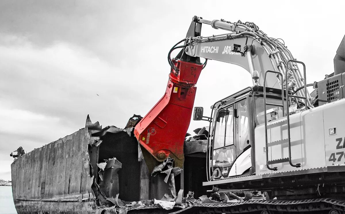 Cisaille à ferraille pour pelle de 9 à 120 tonnes_5