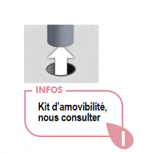 Barrière urbaine LISBONNE - cadre acier 35 x 35 mm et croix de saint André 30 x 30 mm - Ref 91462_5