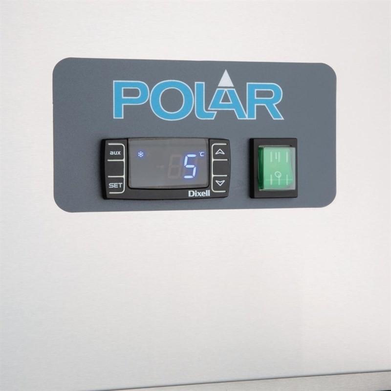 Comptoir de préparation réfrigéré pizzas salades 254L Polar Série G 5 GN 1/6 G604 Polar_5
