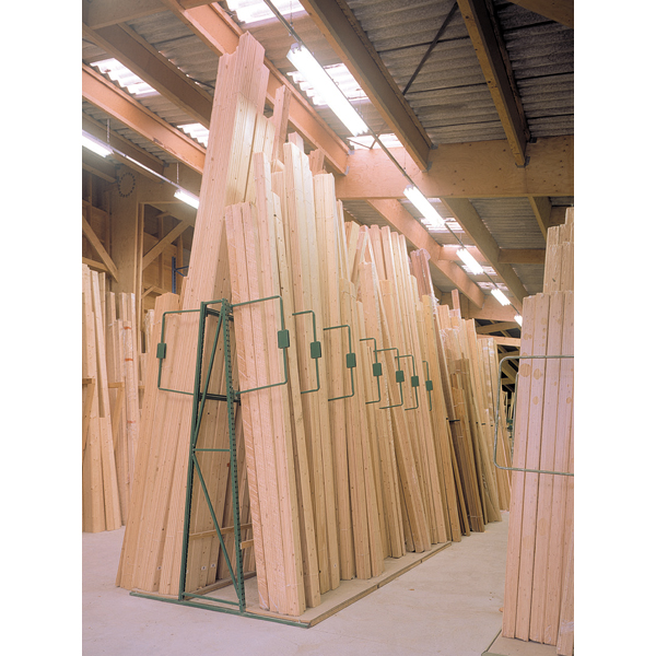 Rayonnage métallique  adapté au stockage de produits longs, barres et tubes, en position verticale_5