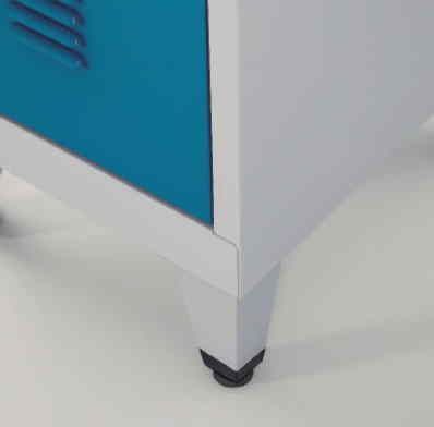 Vestiaire TASK - Pour environnements propres ou salissants - Séparation centrale - Structure monobloc en acier_5