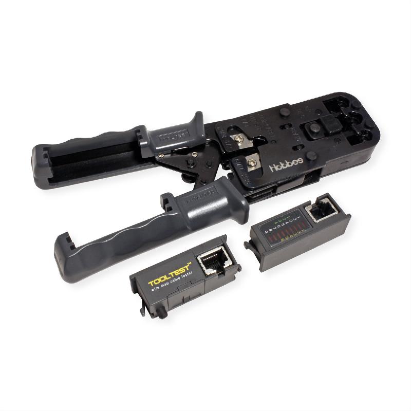 HOBBES Tooltest, pince à sertir avec testeur de câbles_5