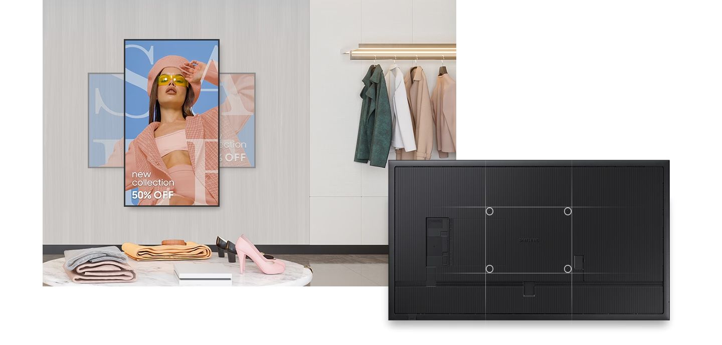 Écran intérieur - SAMSUNG - Gamme QB - 50 pouces_0
