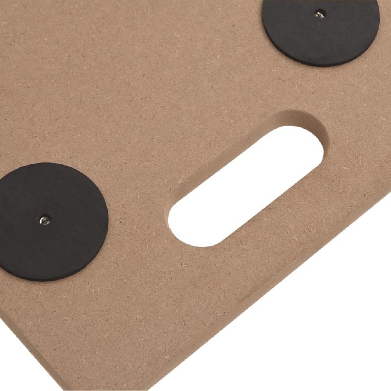 Vidaxl chariots sur roulettes 6 pcs rectangulaire bois d'ingénierie 154886_5