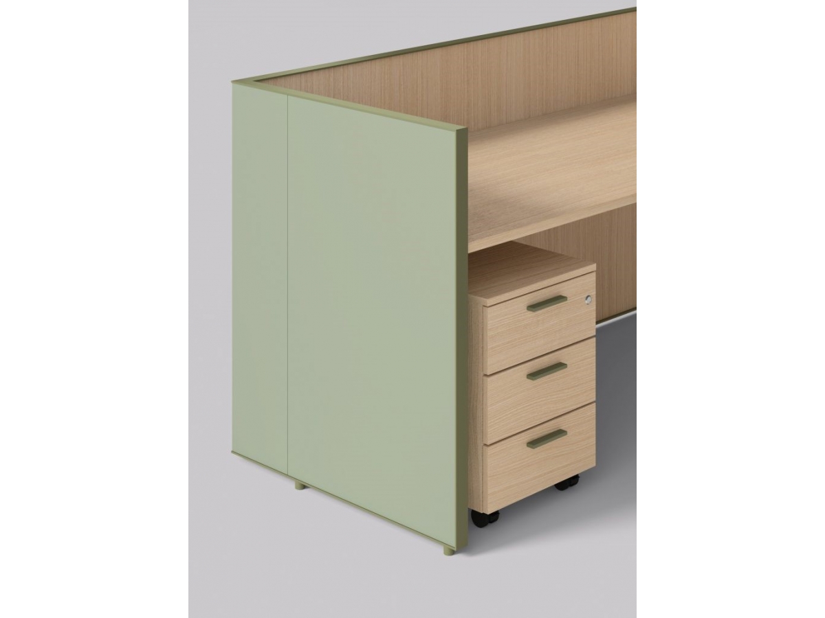 Banque d'accueil personnalisable OUTLINE - configurations variées et design moderne_5