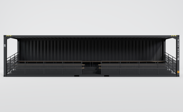 Cargo Tribune grand format robuste et accessible pour les grands événements sportifs, concerts ou festivals - 40HC_5