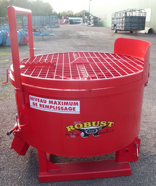 Malaxeur à béton 800 litres de capacité réelle