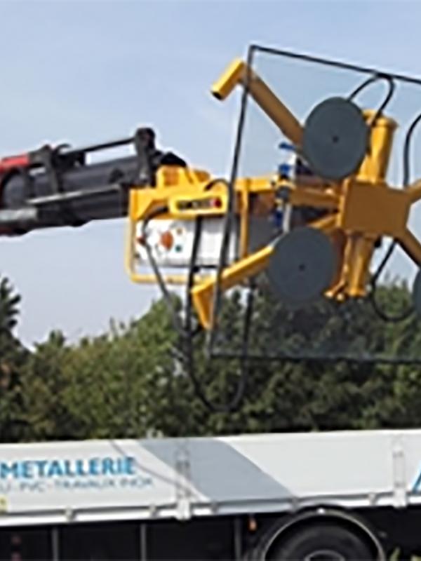 Palonnier à ventouse sur mesure pour le verre, sur cahiers de charge_5