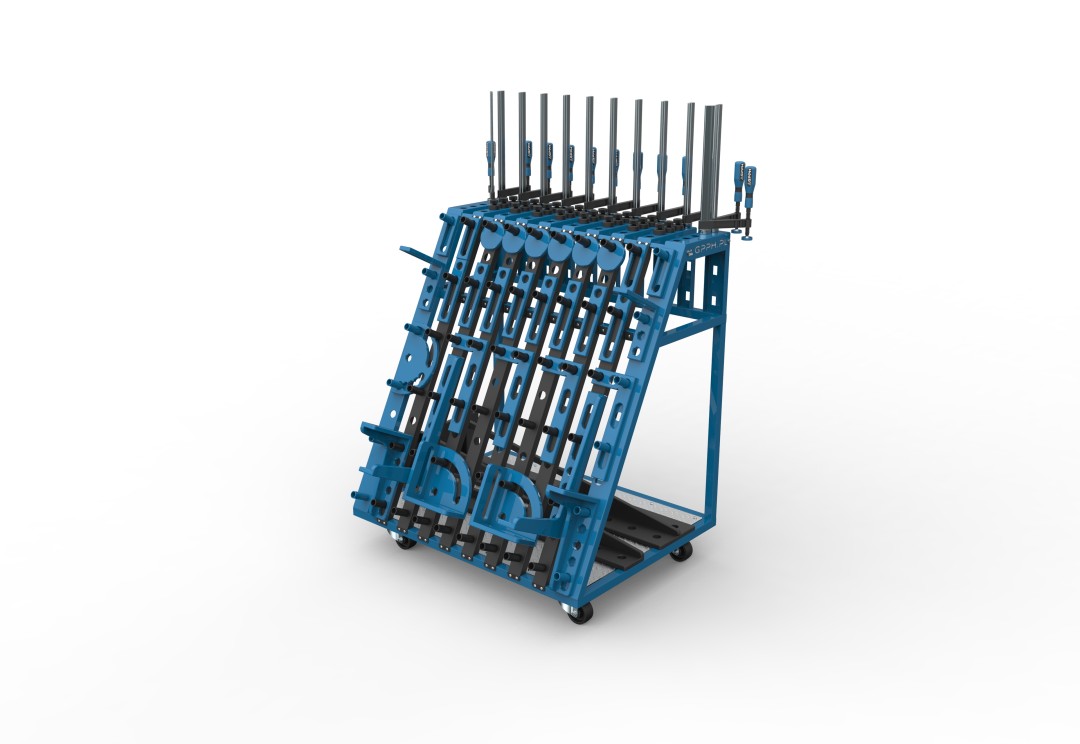 Table de soudure GPPH Gamme ECO - Formats variés, construction massive et options de bridage_5