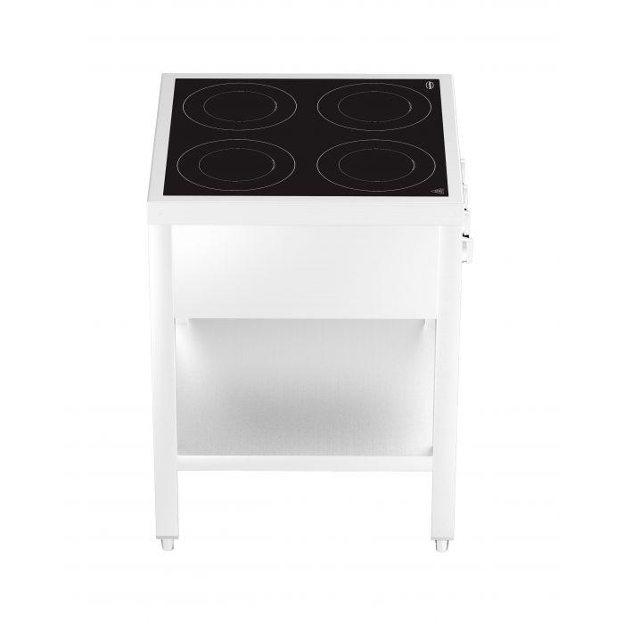 Cuisinière à induction 4 zones avec essous ouvert 7505.0035 COMBISTEEL_5