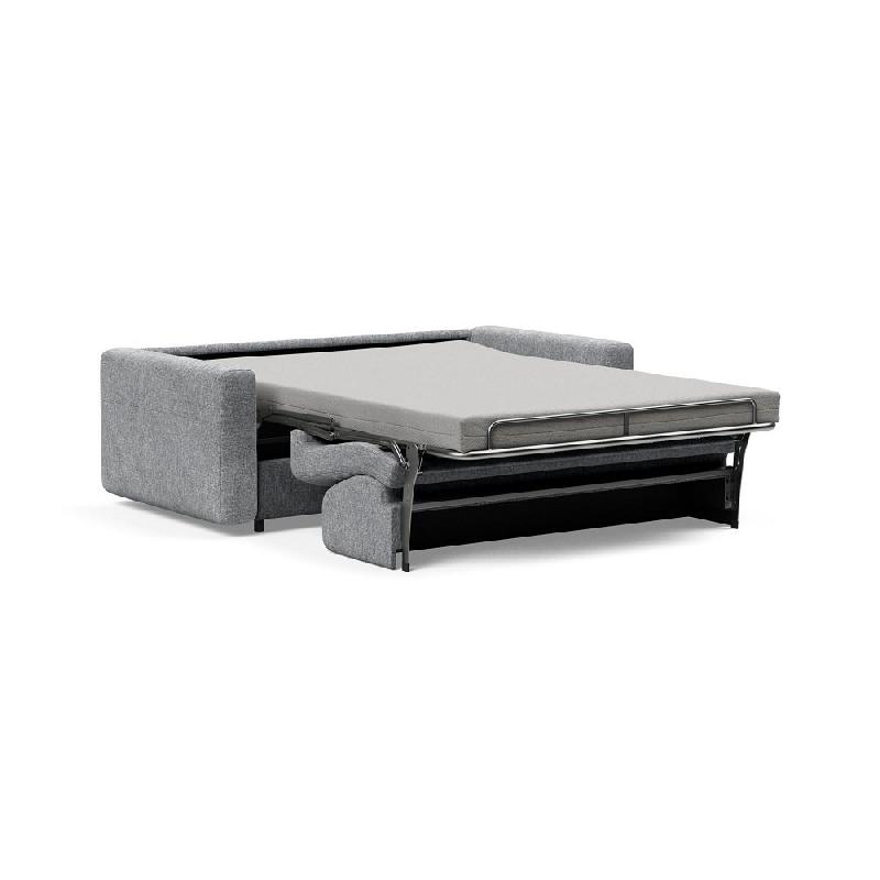 INNOVATION LIVING - Canapé design Killian Dual convertible lit 195x160cm avec tissu Twist Granite et matelas réversible_5