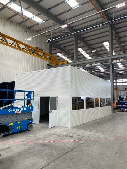 Cabine industrielle modulaire en kit - ossature 100% acier galvanisé - bâtiment prêt à monter_5