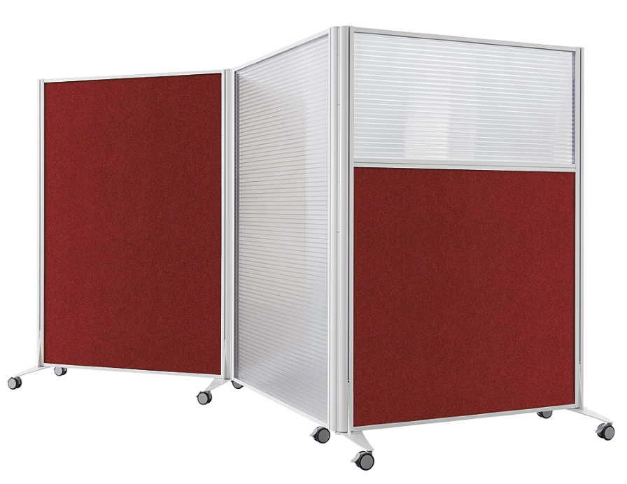 Cloison K-PRIME - Séparation d'espace pour bureaux, mobile ou fixe, avec options acoustiques et finitions variées_5
