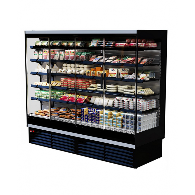 Vitrine réfrigérée verticale à portes LAZIO - EUROVITRINE - 4 dimensions disponibles - portes double-vitrage sans armature_5