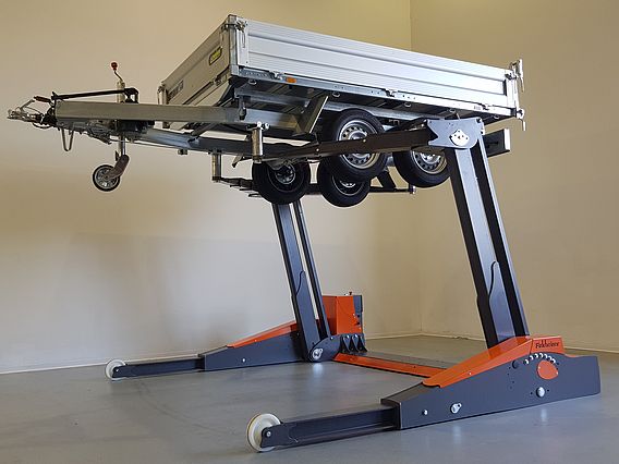 Pont mobile sans fixation au sol, facilement manœuvrable