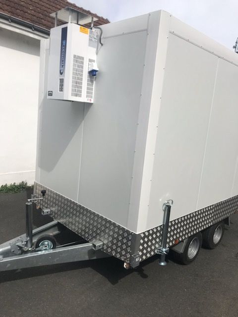 Remorque frigorifique double essieu 2x1350kg - RAPHA 20 - Châssis Lider freiné et dimensions intérieures optimisées_5