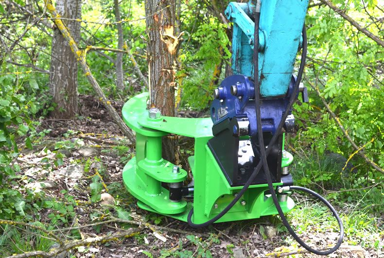 Grappin coupeur forestier BI200 - OMEF-Group SRL - prise min tronc 50 mm - ouverture de coupe 170-200 mm - acier STRENX 700MC PLUS_5