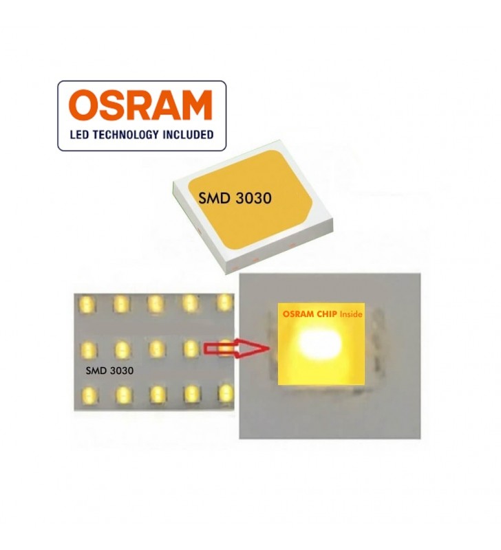 Dalle led 600x600 48w 6000k chip osram - réf bacosr486k_5