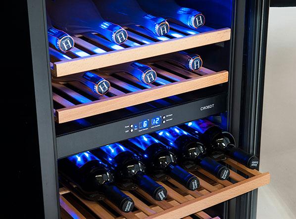 Cave à vin professionnelle multizones - 31 bouteilles | Coolhead - CW36DT_5