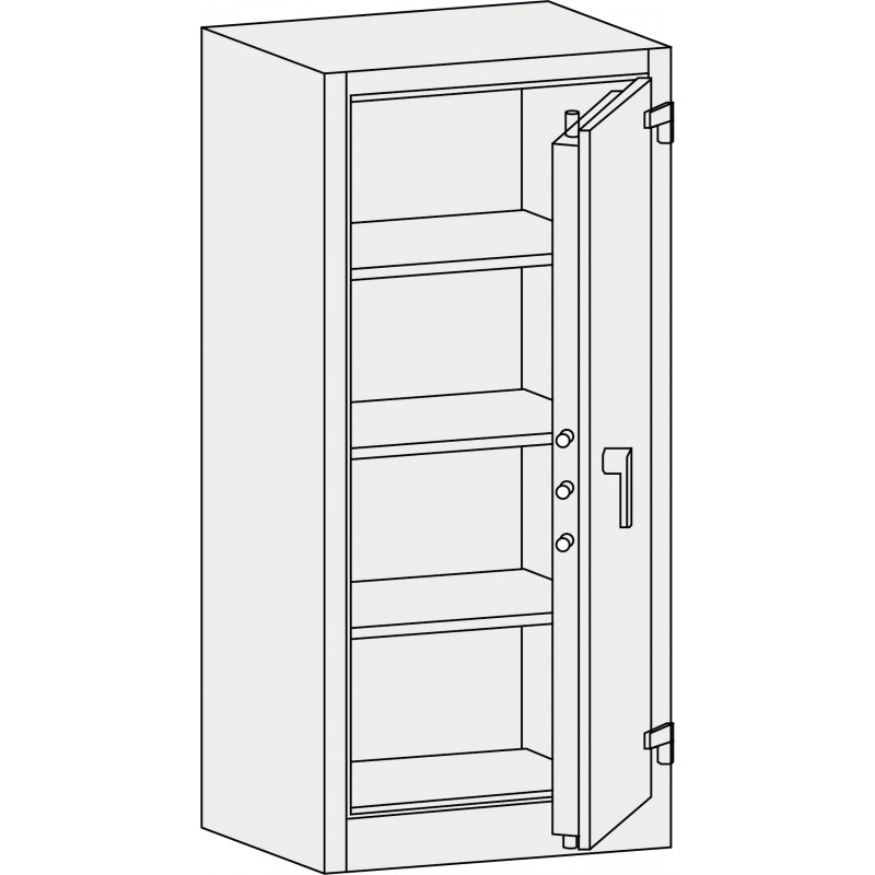 Armoire ignifugée renforcée - Stockage sécurisé de documents importants - 4 modèles disponibles_5